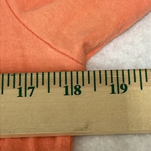 Dutch Bros Womens‎ Long Sleeve T-Shirt Size Large Light Orange Graphic - Picture 7 of 7